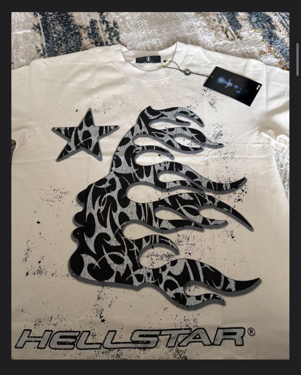 White Hellstar Tee